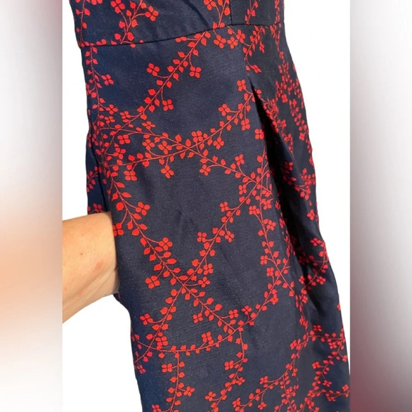 Draper James Collection Clover Vines Dress Sz 6 - Picture 4 of 11